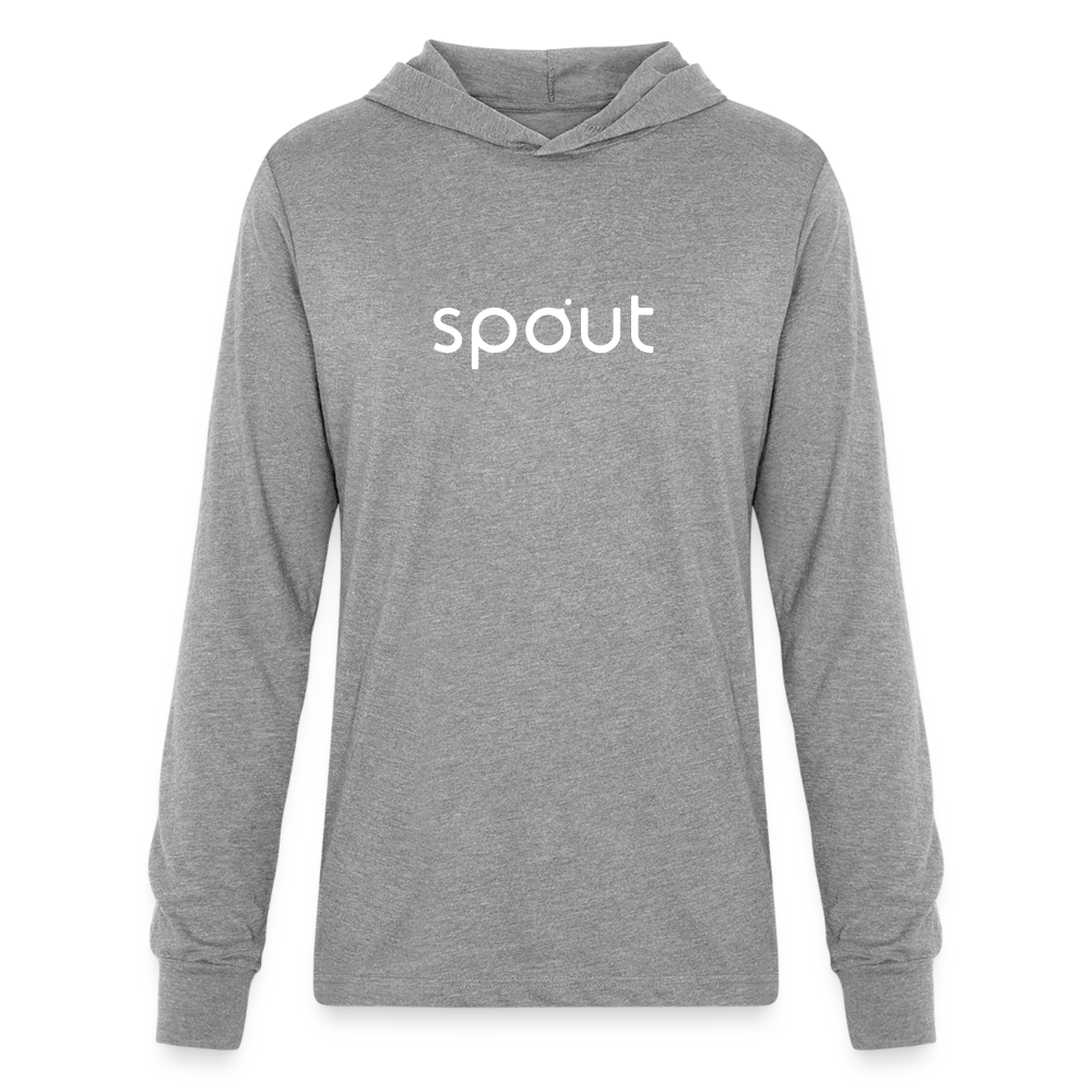 Unisex Long Sleeve Hoodie Shirt - heather grey