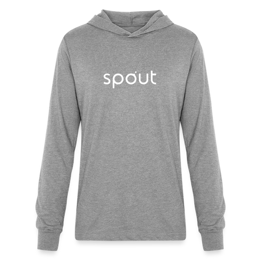 Unisex Long Sleeve Hoodie Shirt - heather grey