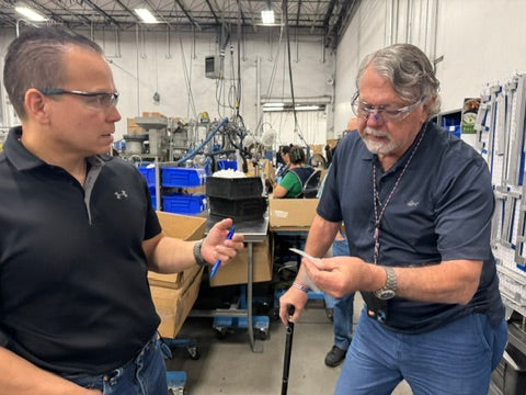 Chubb Michaud discussing water chemistry at a workshop