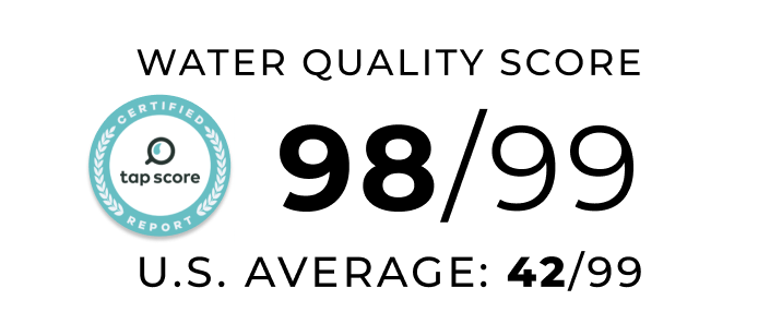 Spout has a 98/99 water quality score compared to U.S. average of 42/99