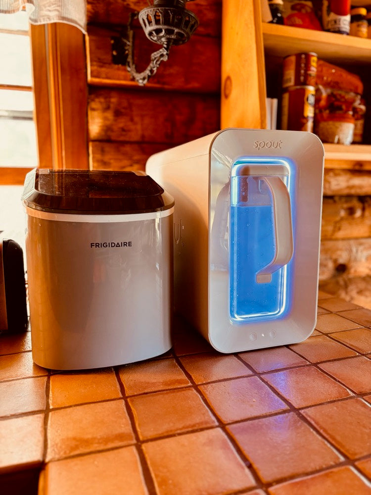 Spout Monolith making water in a cabin kitchen